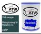 Preview: Volkswagen, Mangrovengrün Metallic 2C, LK6P: 500ml Lackdose, von ATW Autoteile West.